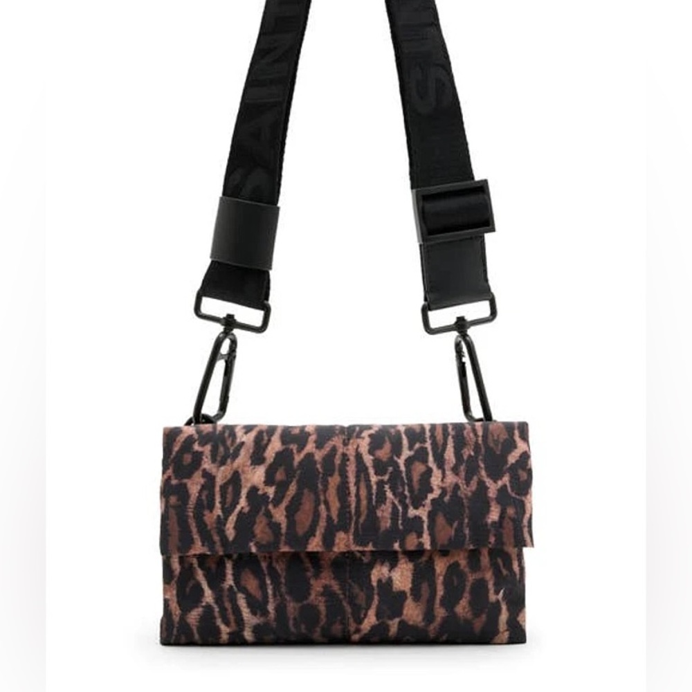 Leopard Print Crossbody Bag AllSaints